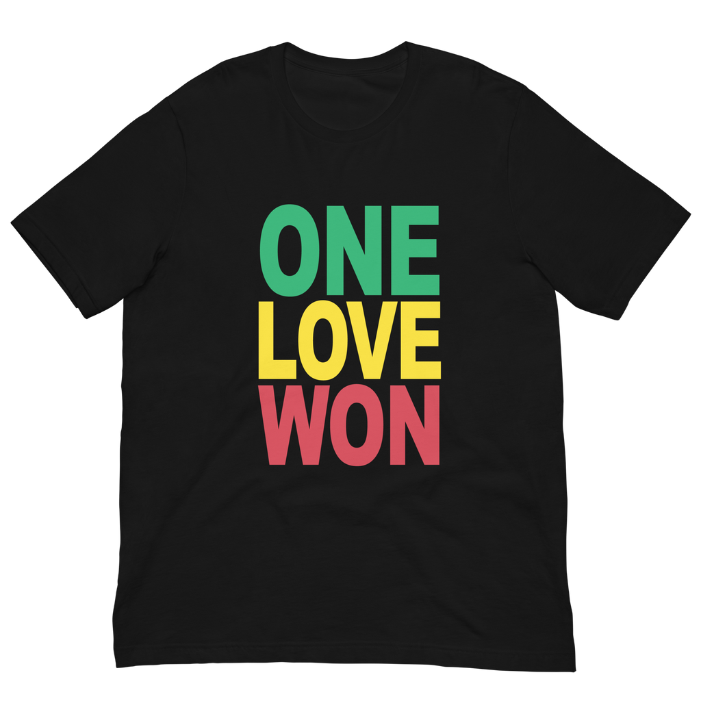 ONE LOVE WON — Text Totem (Sustainable Line)
